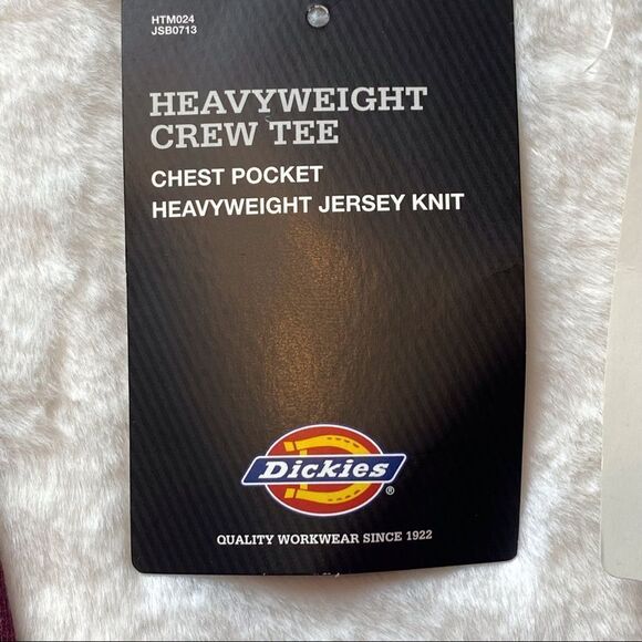 Dickies Heavyweight Crew T-shirt Size Large New With Tags - Picture 5 of 11
